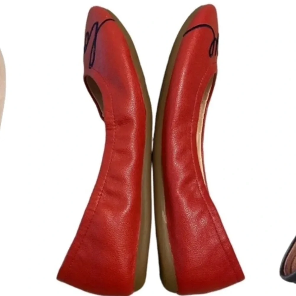 Ellen Degeneres Red Ballet Flats for Kids